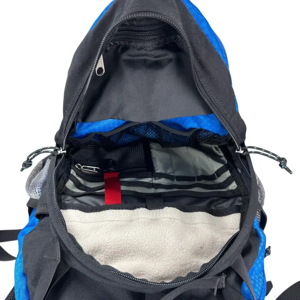 Kelty Blanca 2000 Backpack Blue Black Hiking Techwear Gorpcore Daypack Cover